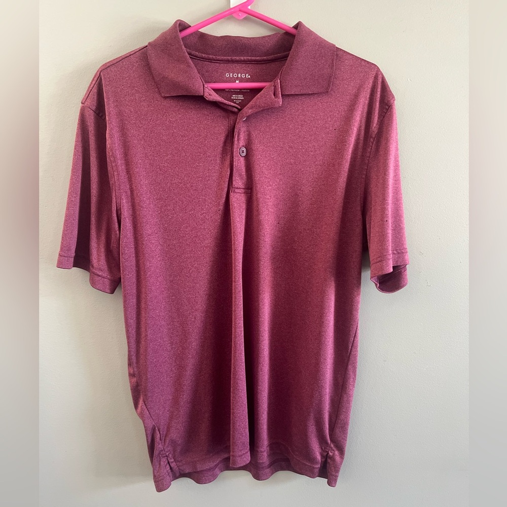 George Burgundy Polo Shirt
